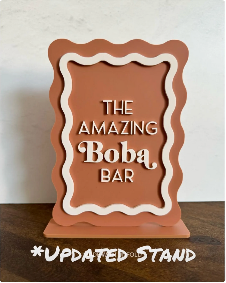 acrylic wavy table number signs | acrylic wedding sign | wedding decor | wavy table number | wedding table number | acrylic table number