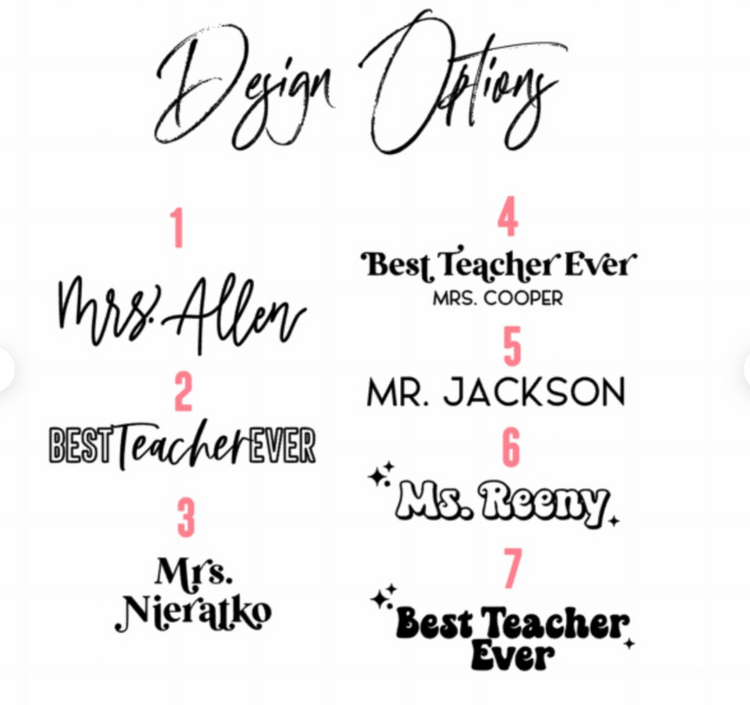 custom note pad holder + note pad | CHOOSE YOUR DESIGN