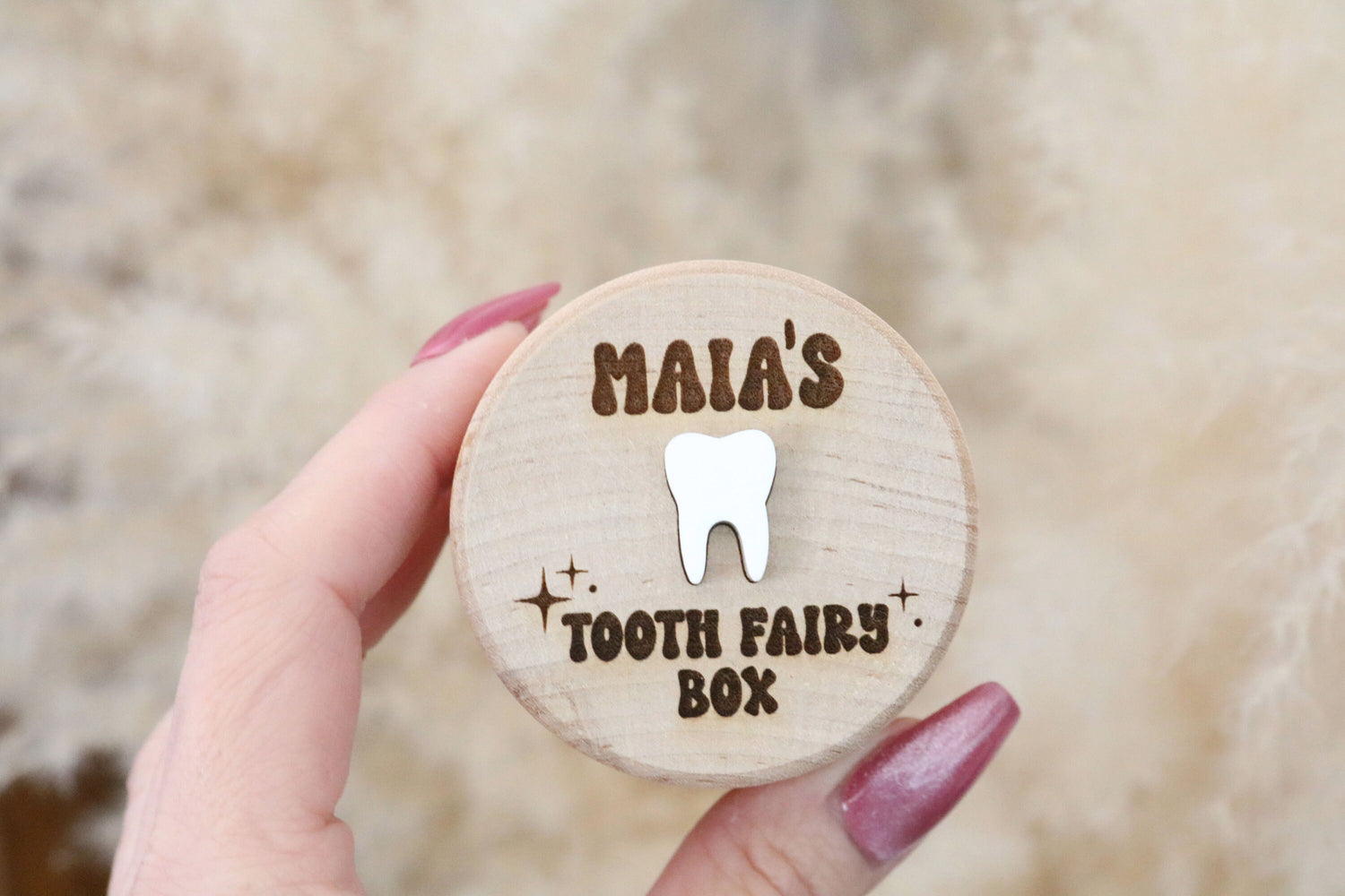 custom engraved wood tooth fairy box | tooth fairy holder | tooth box | tooth fairy pillow | tooth fairy | personalized | my first tooth