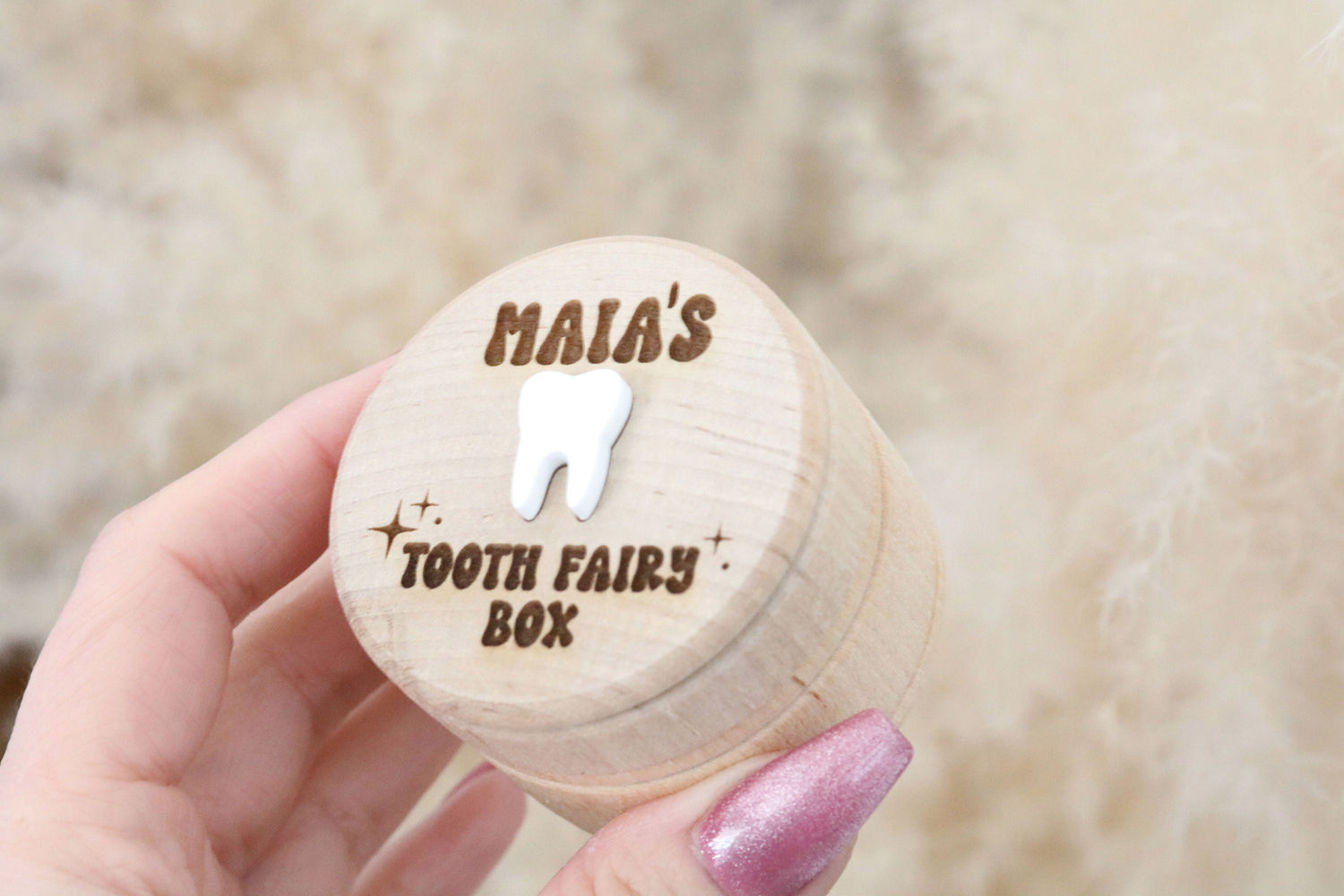 custom engraved wood tooth fairy box | tooth fairy holder | tooth box | tooth fairy pillow | tooth fairy | personalized | my first tooth