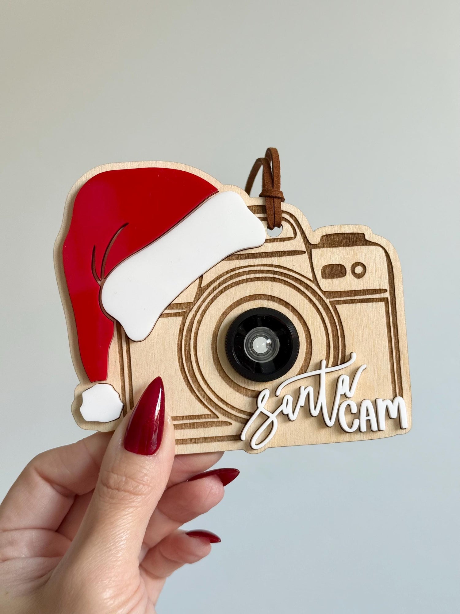 santa cam christmas ornament | christmas cam | camera | north pole | santa list | naughty nice list | elf surveillance | christmas magic