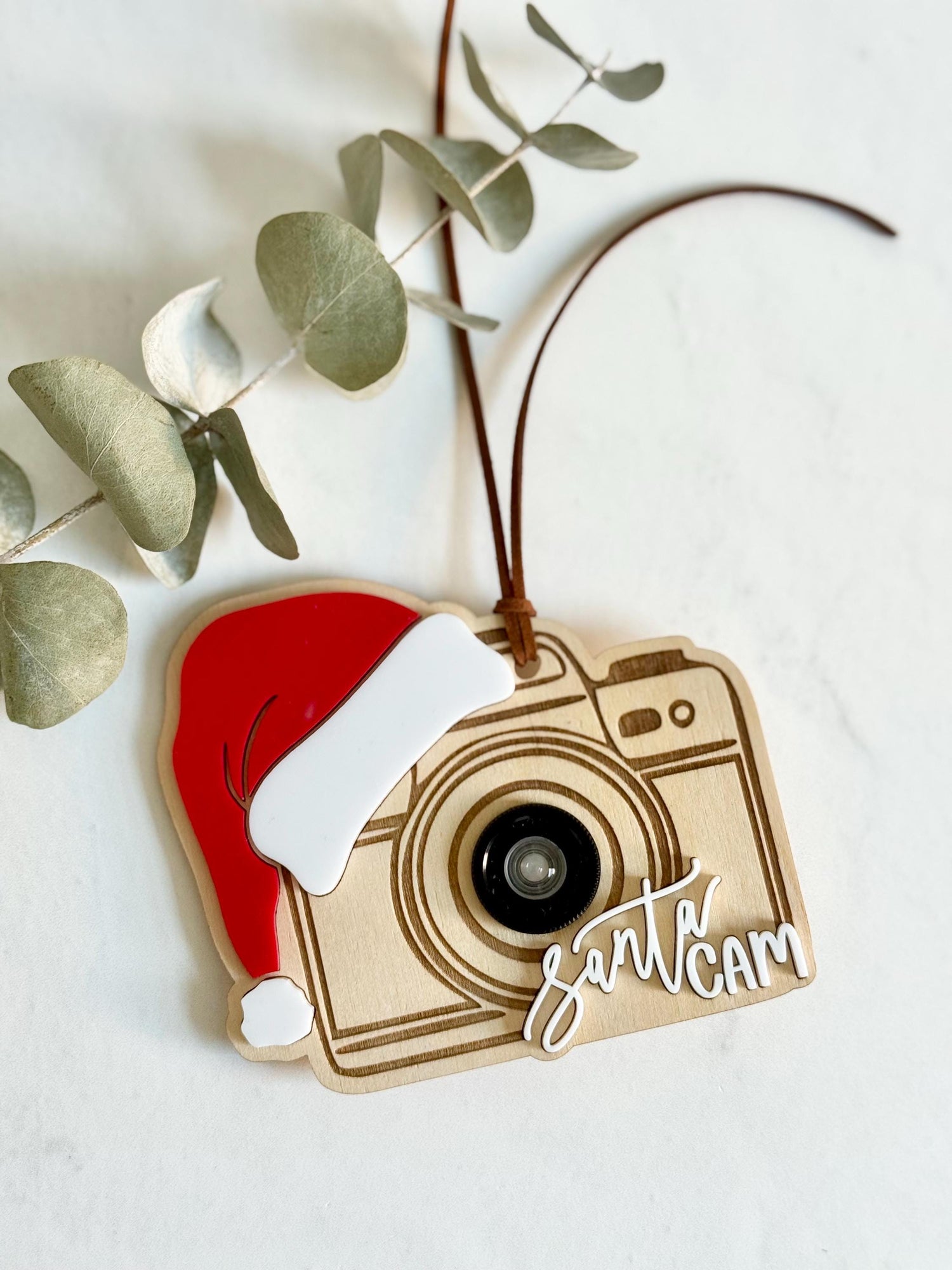 santa cam christmas ornament | christmas cam | camera | north pole | santa list | naughty nice list | elf surveillance | christmas magic