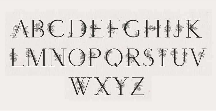 custom floral monogram wood christmas ornament | personalized | new baby ornament | gift tag | christmas gift | engraved | name tag | wood