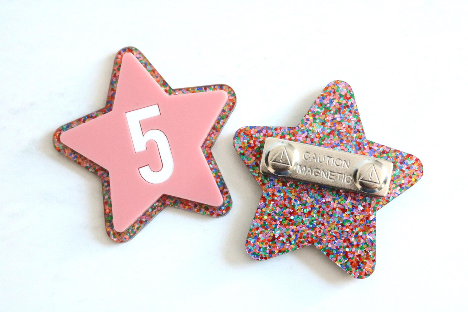 reusable magnetic star birthday badge | birthday tag | badge | magnet | it's my birthday | birthday boy | birthday girl | birthday pin