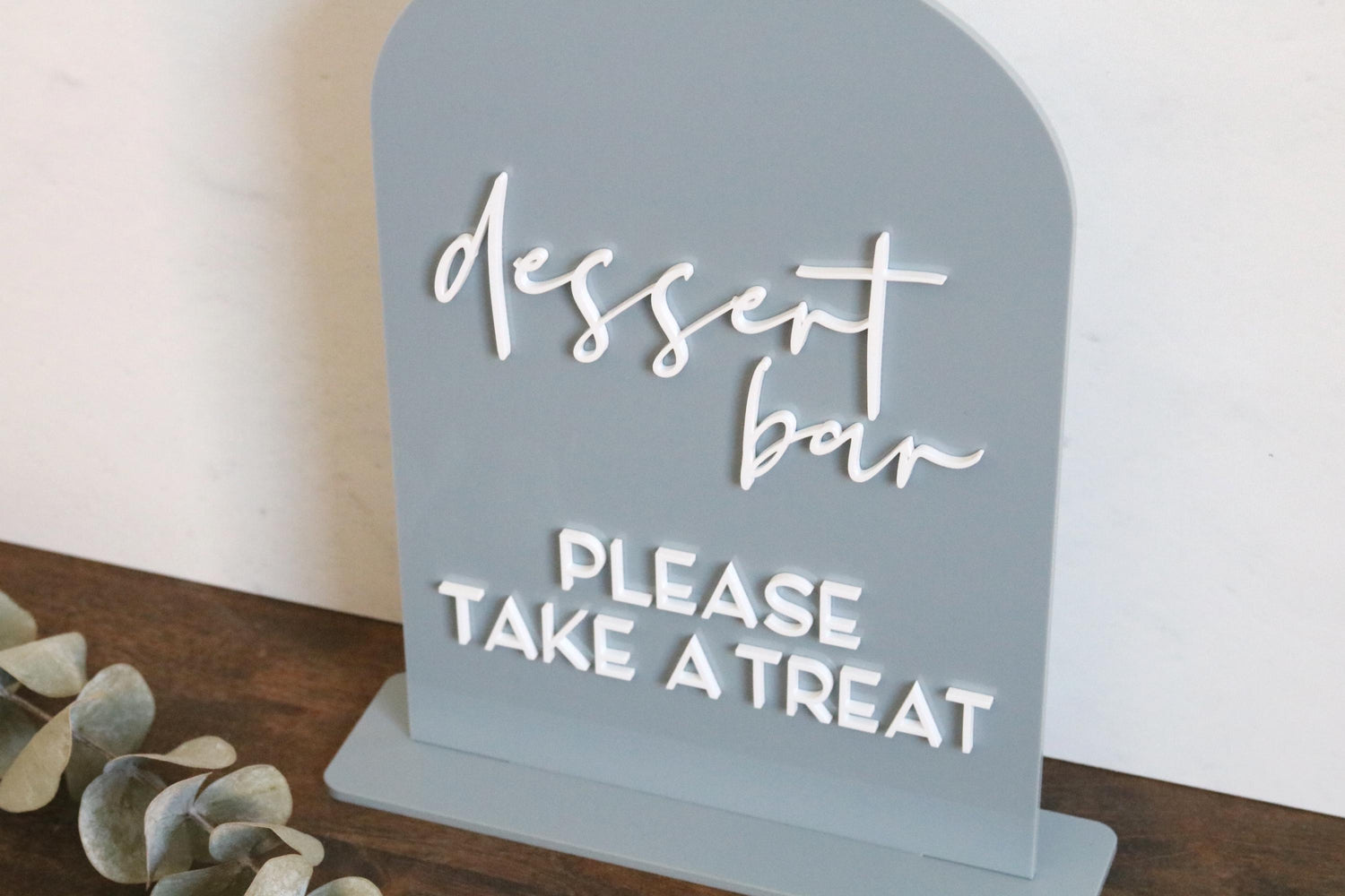 acrylic arch dessert bar sign | table | wedding | treat | favor