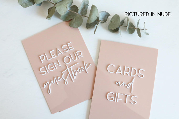 acrylic please sign our guestbook sign | wedding sign | wedding decor | rectangle | wedding reception | acrylic | gift table | card table