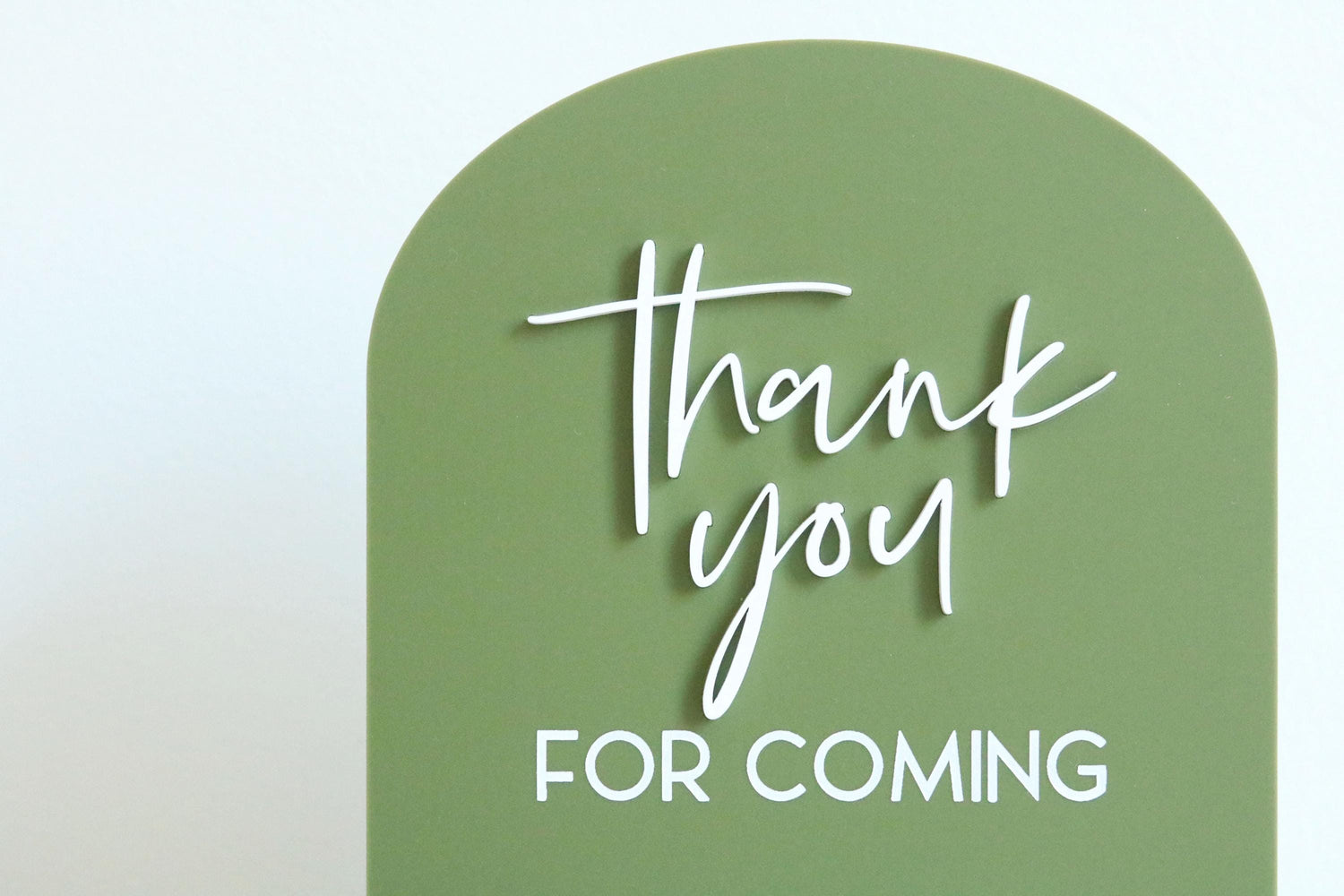 acrylic arch favor sign | favors | wedding sign | wedding decor | arched | reception | acrylic | take one | thank you | party favor
