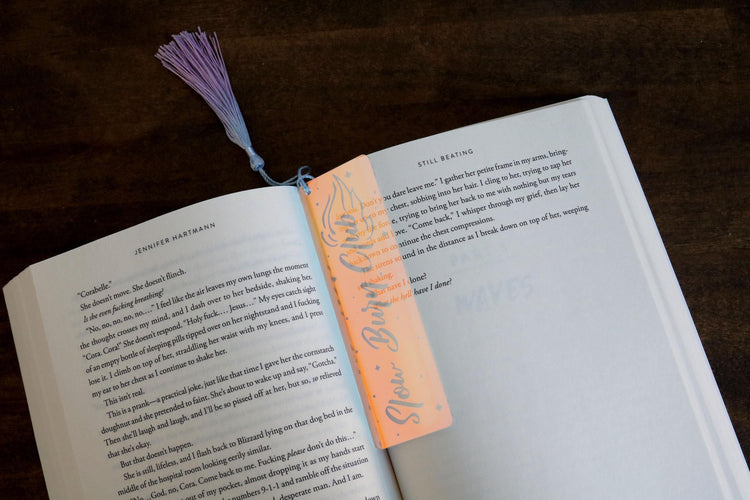 iridescent slow burn club bookmark | romance | spicy | dark romance | lovers | bad girl | good girl | gift | booktok | bookish | smut