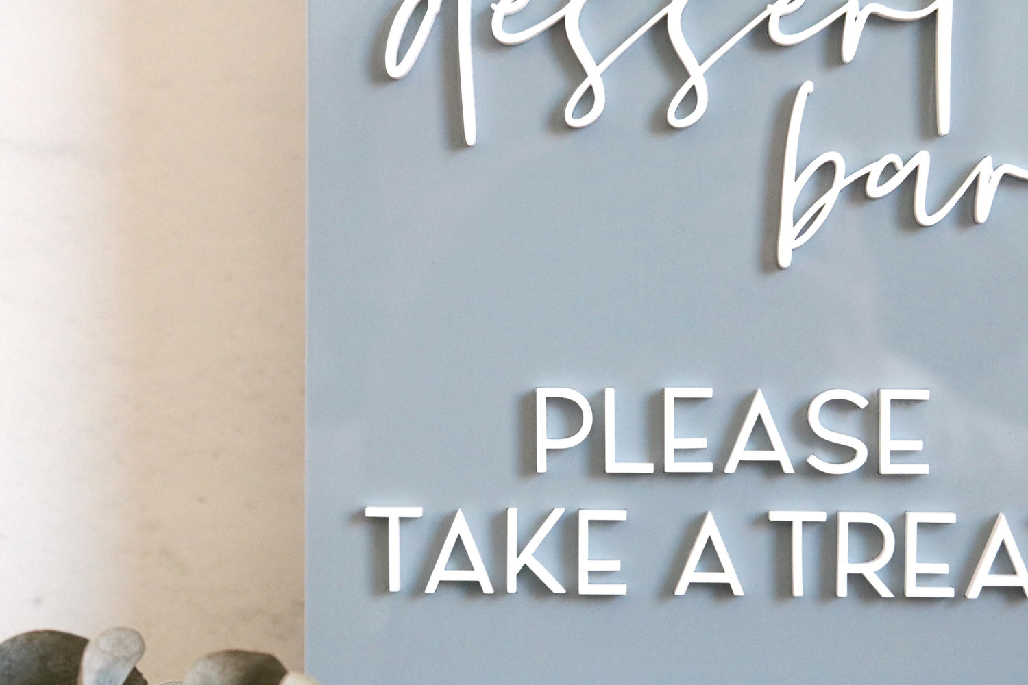 acrylic arch dessert bar sign | table | wedding | treat | favor