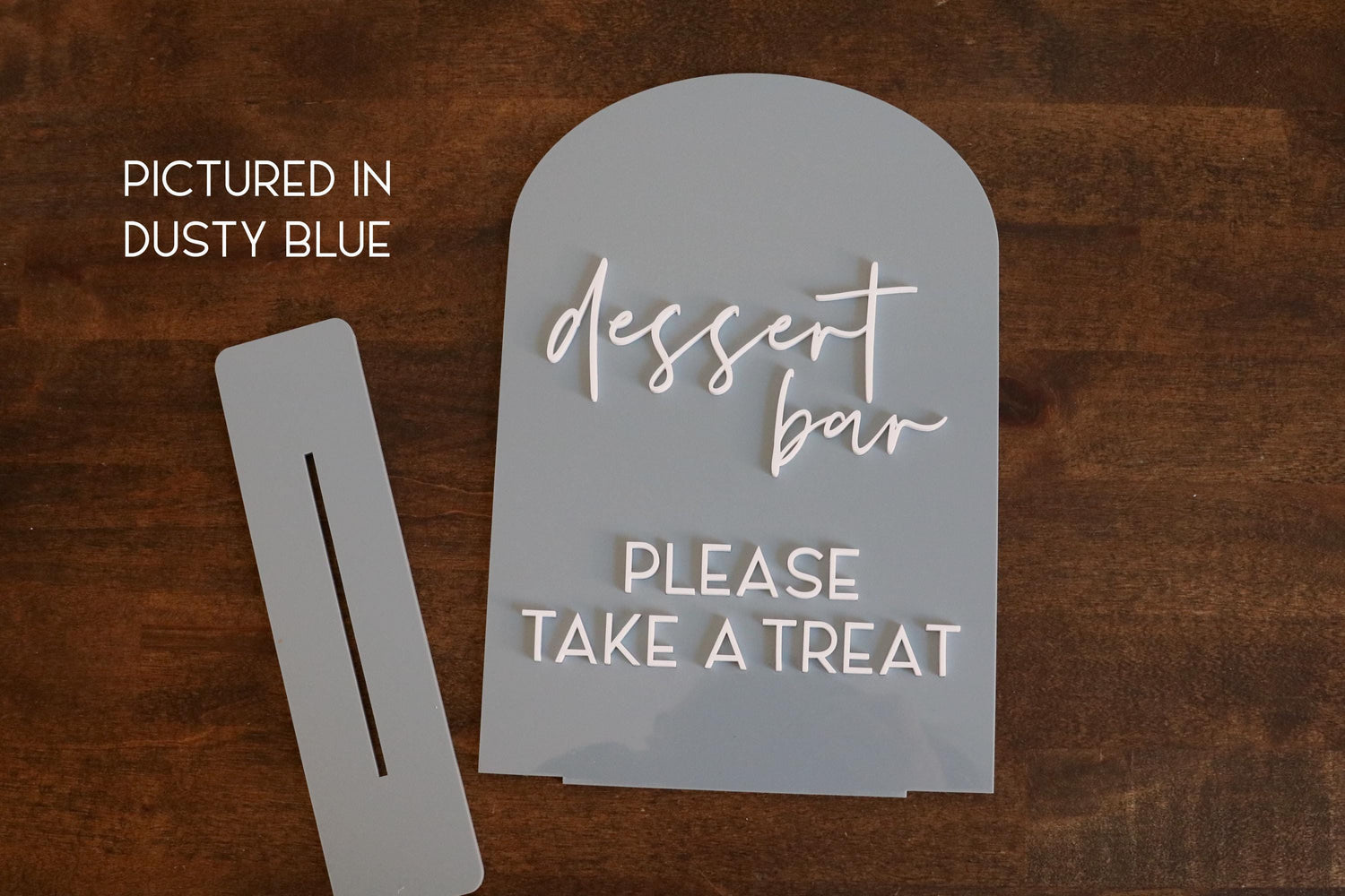acrylic arch dessert bar sign | table | wedding | treat | favor