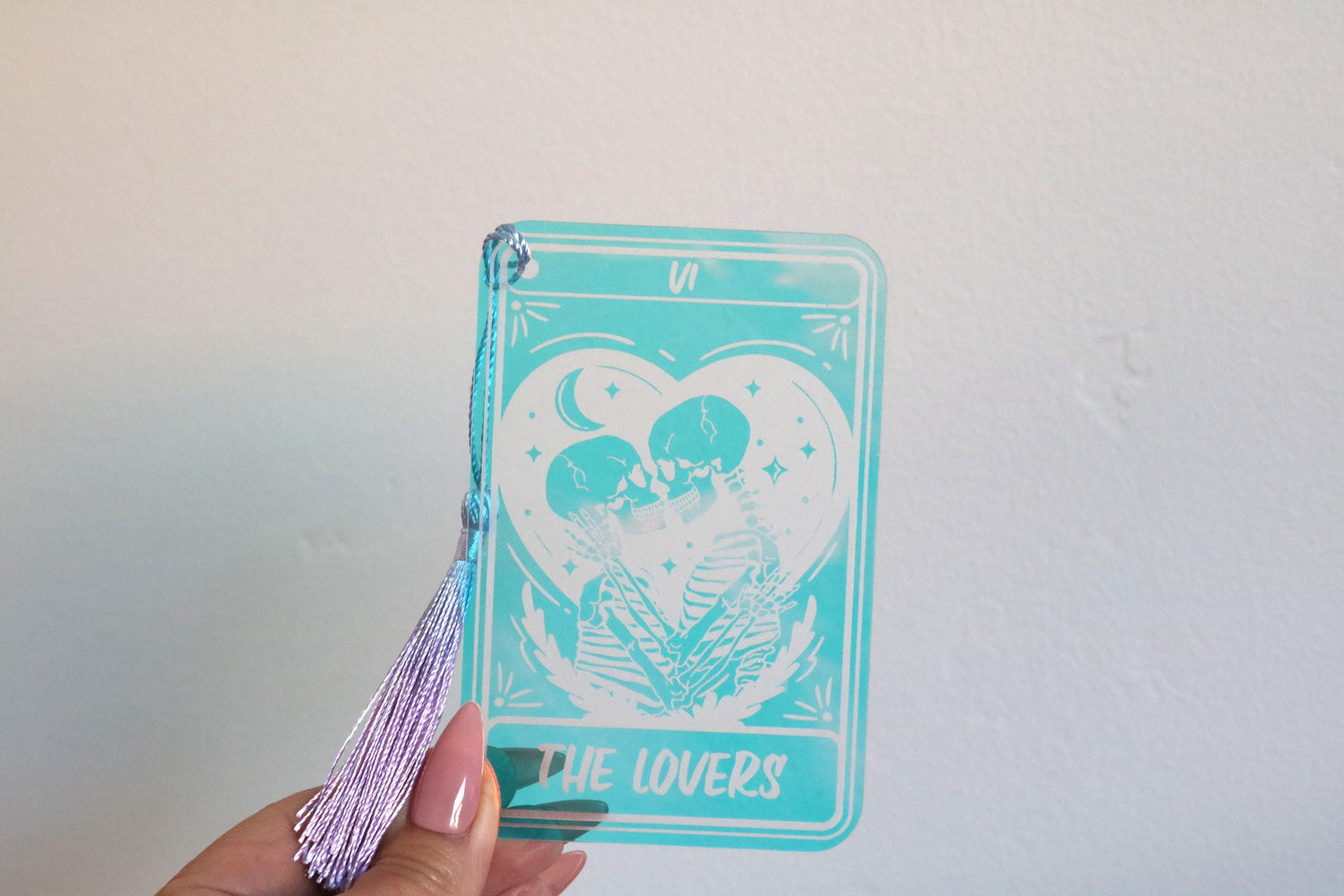 iridescent the lovers tarot card bookmark | booktok | bookish | book lover | gift | book mark | spicy smut dark romance fantasy thriller