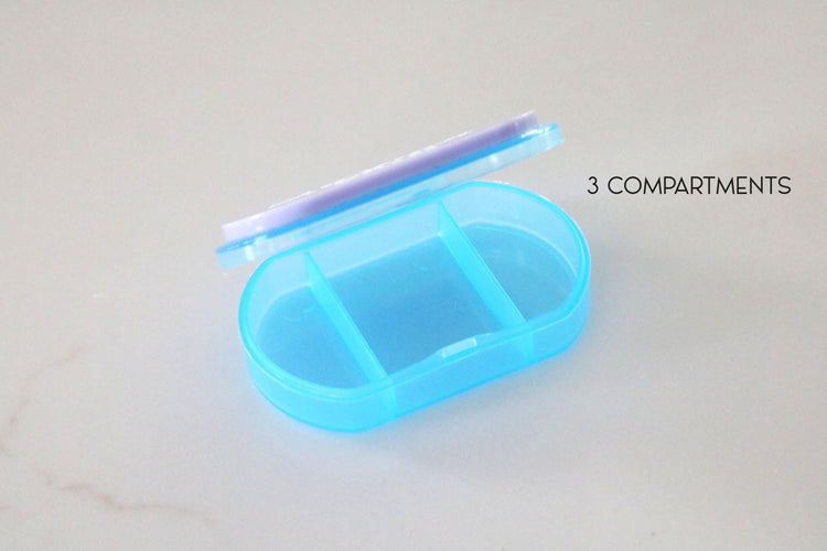 custom mini pill box | stash jar | pill organizer | medicine cabinet | purse | vitamin | container | compartment | travel case | small