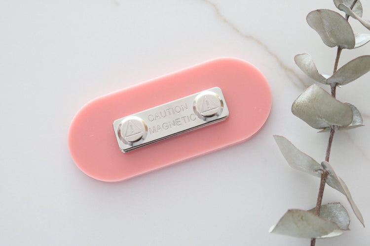 custom reusable name tag | CHOOSE YOUR COLOR | badge | work | conference | meeting | student | magnet | nurse | admin | office | assistant