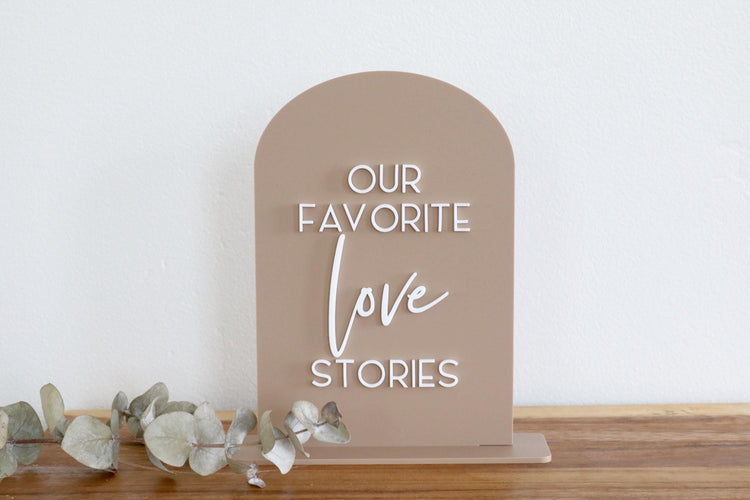 acrylic arch memory sign | acrylic wedding sign | wedding decor | wedding reception | family | generations | memorial | love stories