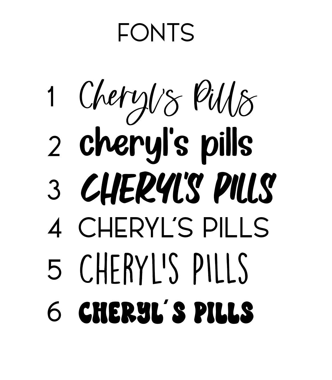 custom mini pill box | stash jar | pill organizer | medicine cabinet | purse | vitamin | container | compartment | travel case | small