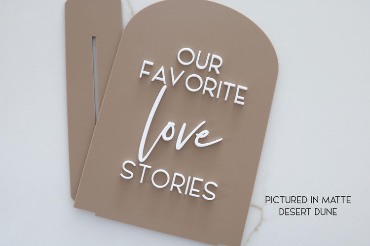 acrylic arch memory sign | acrylic wedding sign | wedding decor | wedding reception | family | generations | memorial | love stories