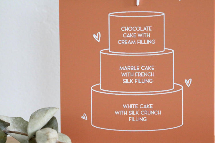 acrylic arch lets eat cake sign | wedding cake flavors | dessert table | arched | acrylic wedding sign | wedding decor | reception