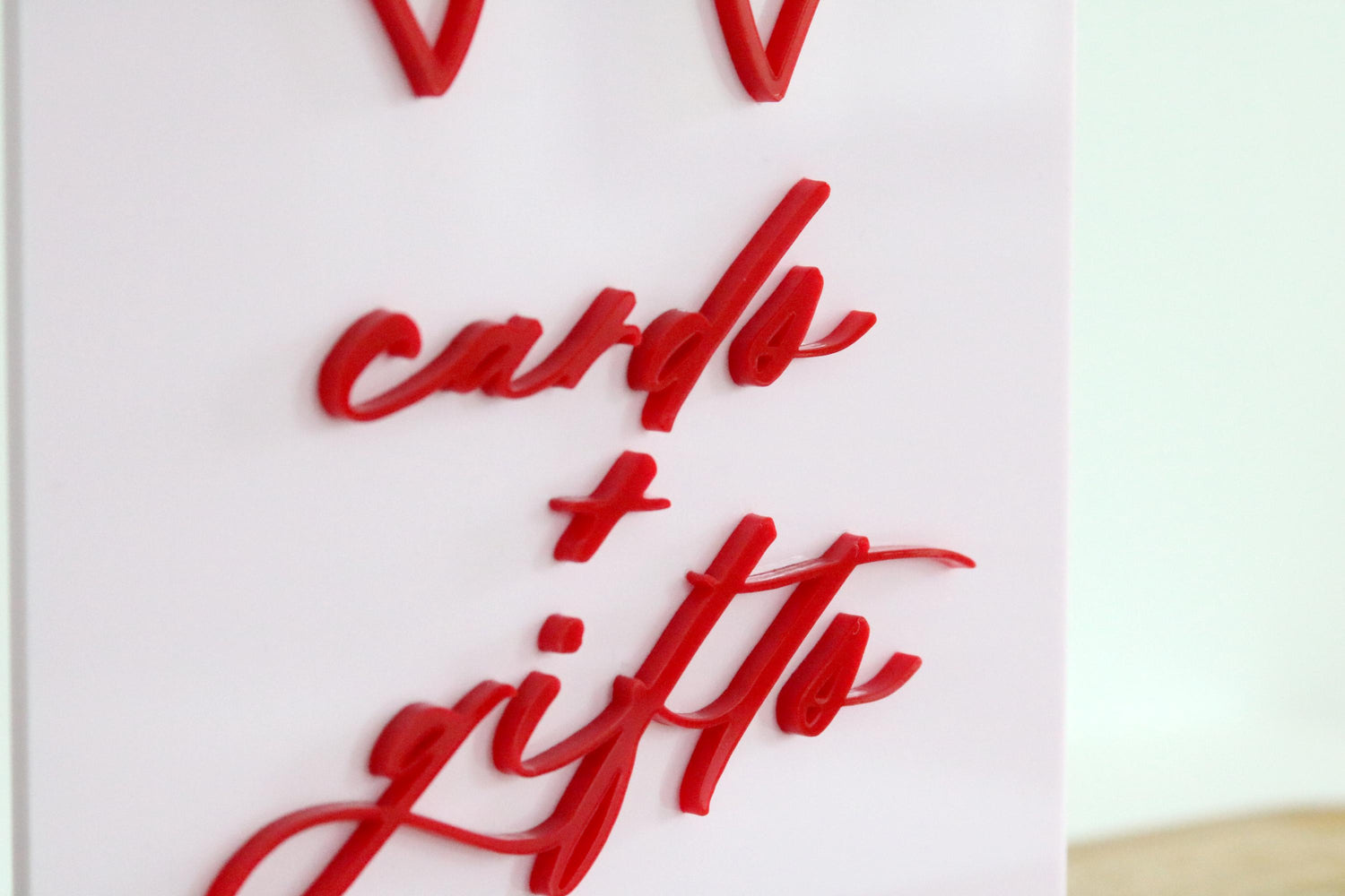 acrylic arch cards and gifts bow sign | coquette | wedding sign | wedding decor | wedding reception | gift card table | baby shower | bridal