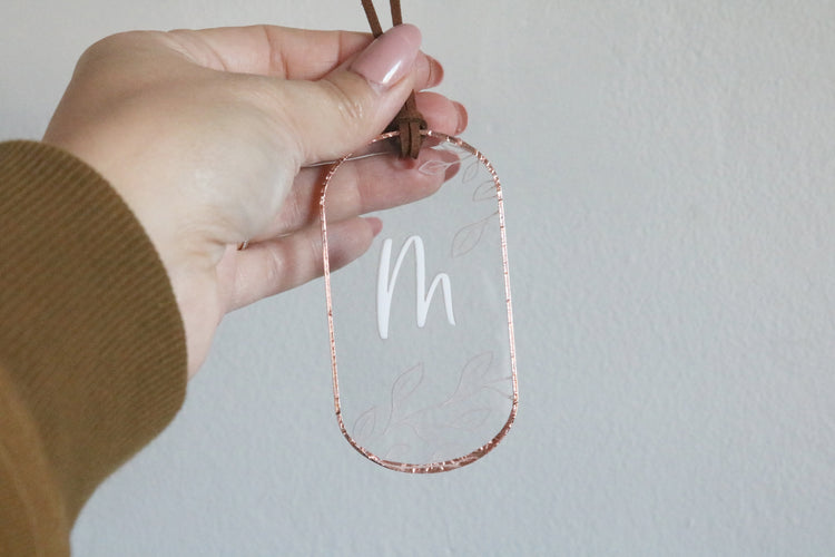 custom stocking letter | letter ornament