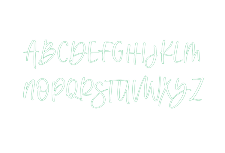 custom stocking letter | letter ornament