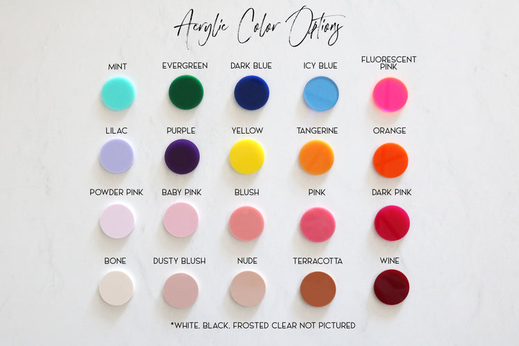 single number acrylic cake topper | CHOOSE YOUR NUMBER + COLOR