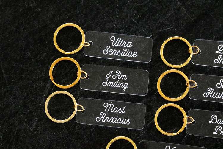 MOODY keychain | choose your mood