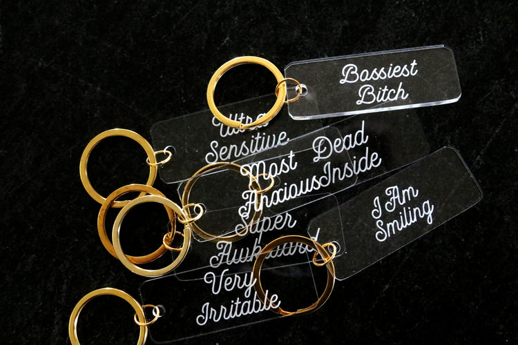 MOODY keychain | choose your mood