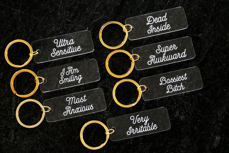 MOODY keychain | choose your mood