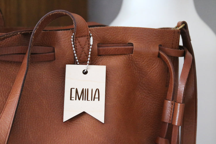 custom name wood key chain