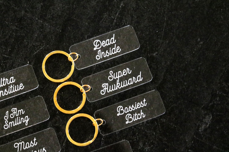 MOODY keychain | choose your mood