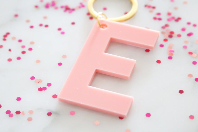 colorful letter keychain | CHOOSE YOUR COLOR