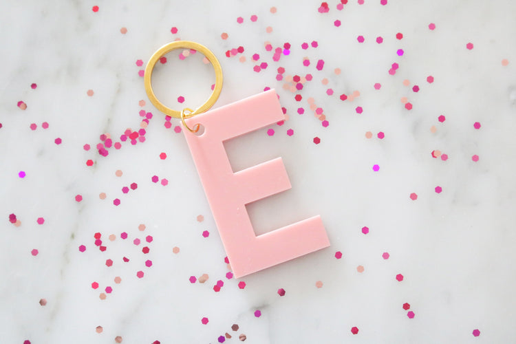 colorful letter keychain | CHOOSE YOUR COLOR