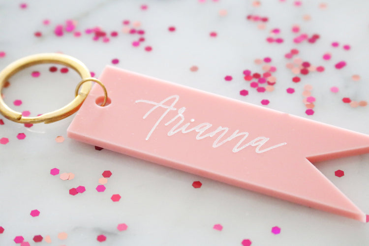 colorful banner keychain | CHOOSE YOUR COLOR