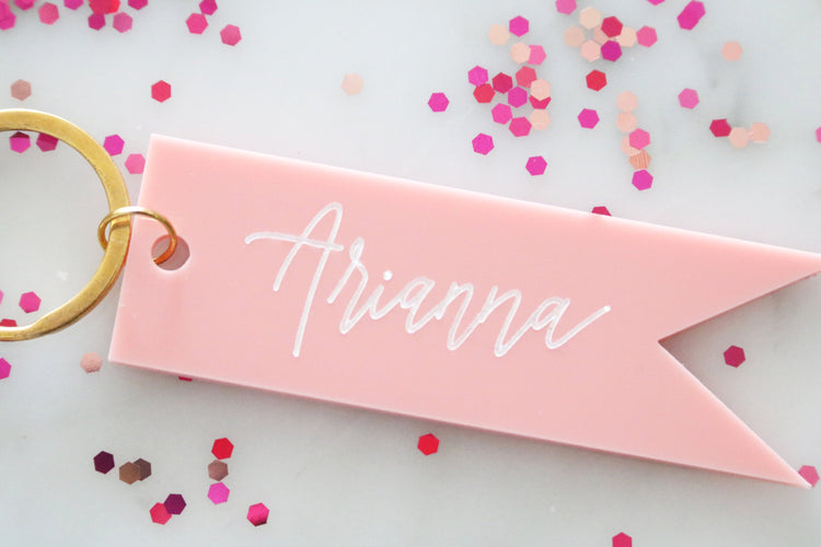 colorful banner keychain | CHOOSE YOUR COLOR