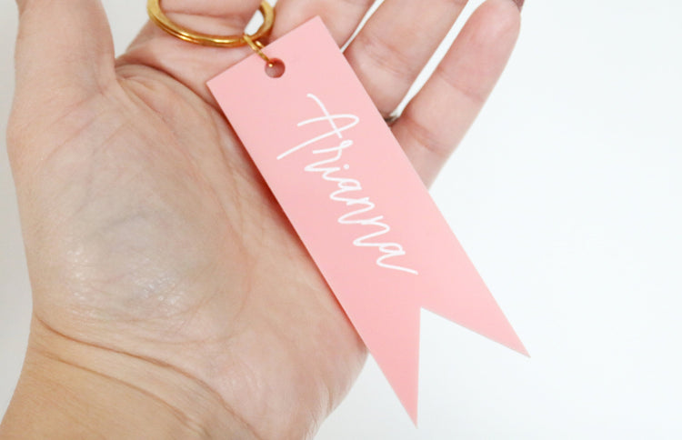 colorful banner keychain | CHOOSE YOUR COLOR