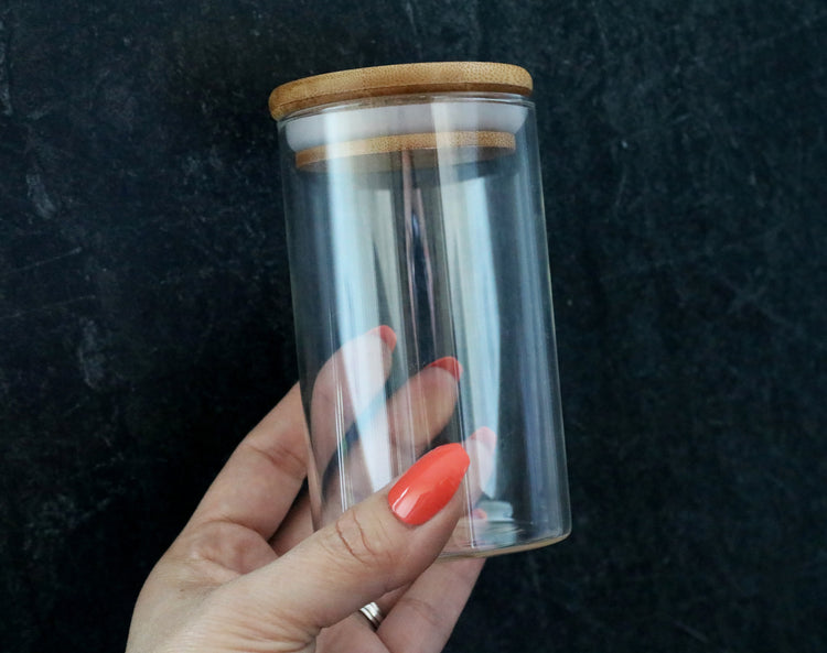 custom labeled stash jar | FATTY