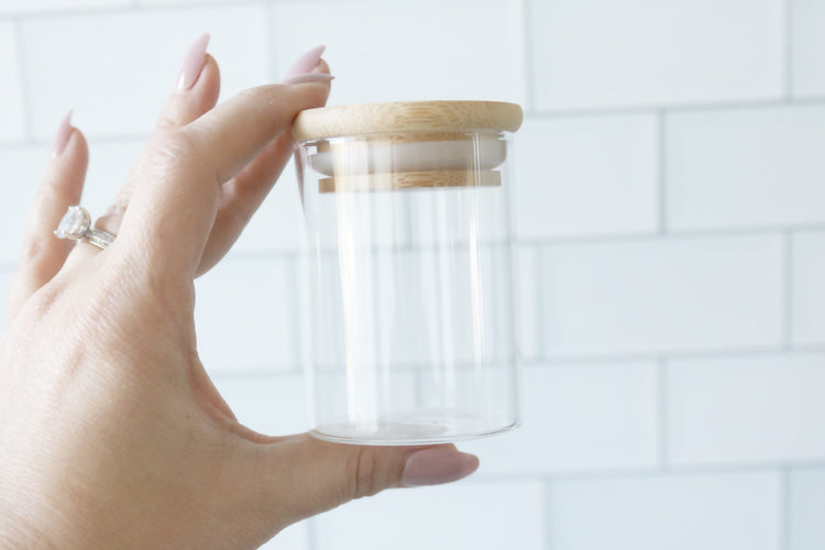 floral moon stash jar | SHORTY