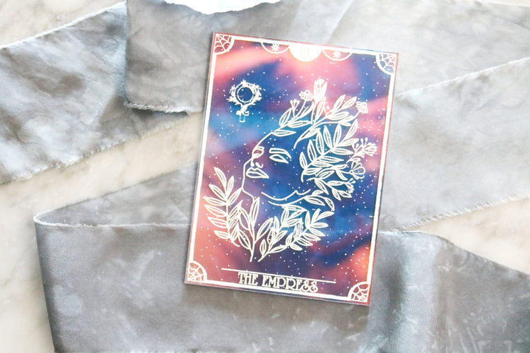 colorful iridescent tarot cards - major arcana