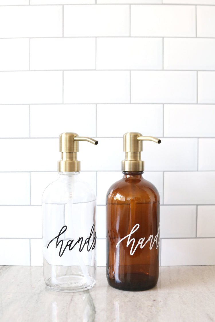 one BRASS metal soap dispenser pump upgrade