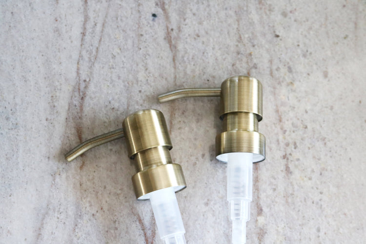 one BRASS metal soap dispenser pump upgrade