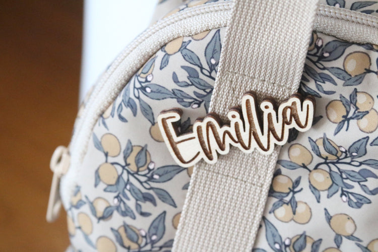 custom name wood pin | personalized