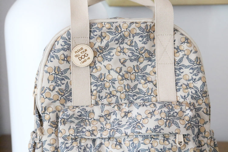 please tell your dog i said hi | wood pin