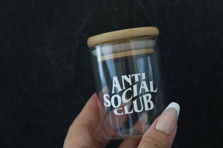 anti social club stash jar | 2 sizes
