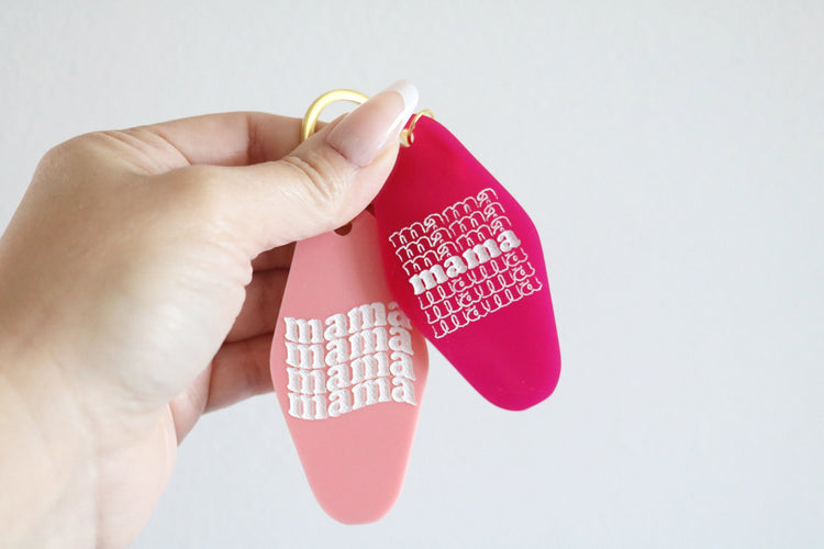 colorful mama motel keychain | CHOOSE YOUR COLOR