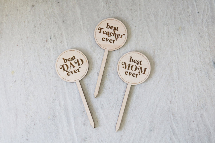 best mom ever wood plant sign