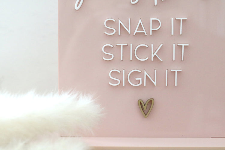 acrylic arch photo guestbook sign | acrylic wedding sign | wedding decor | arched | wedding reception | acrylic | gift table | cards | book