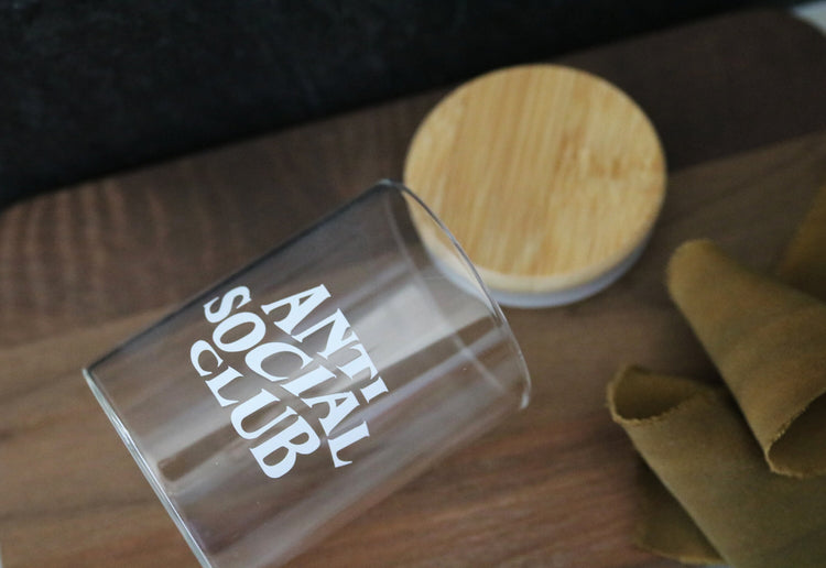 anti social club stash jar | 2 sizes