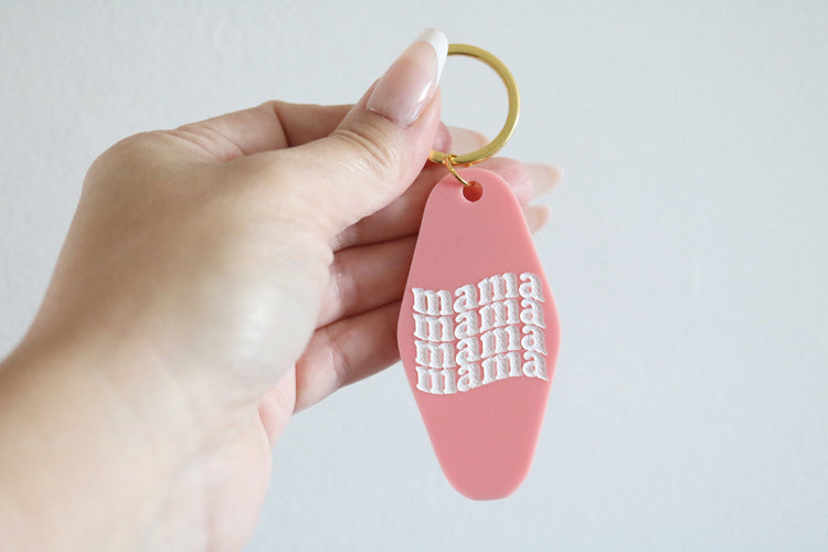 colorful mama motel keychain | CHOOSE YOUR COLOR