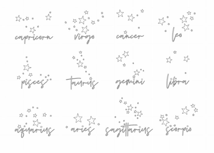 zodiac motel keychain | CHOOSE YOUR COLOR