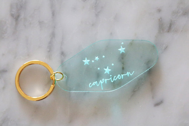 zodiac motel keychain | CHOOSE YOUR COLOR